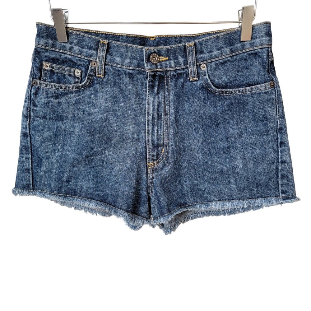 Carmar High Rise Cut Off Frayed Denim Jean Shorts